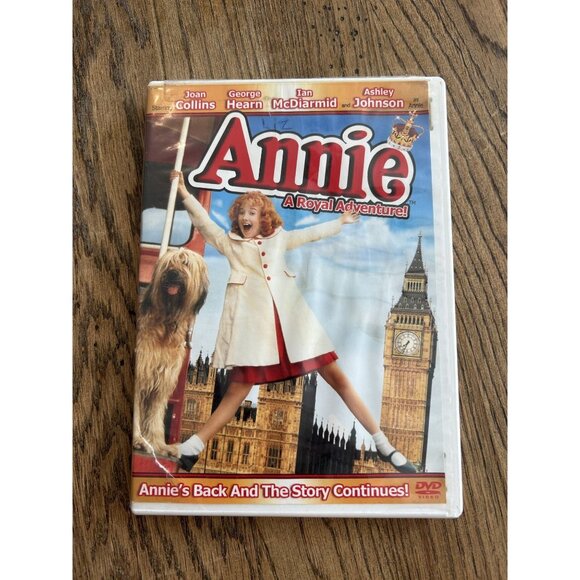 Annie A Royal Adventure DVD 1995 Family Movie Joan Collins Johnson Pre-Owned - Picture 1 of 4